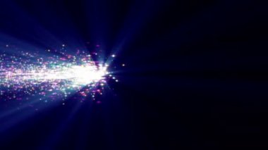 yıldız tozu parçacık hareketi 4k