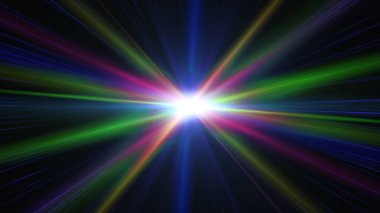 ışık efekti soyut yıldız patlaması lazer ışını çizimi