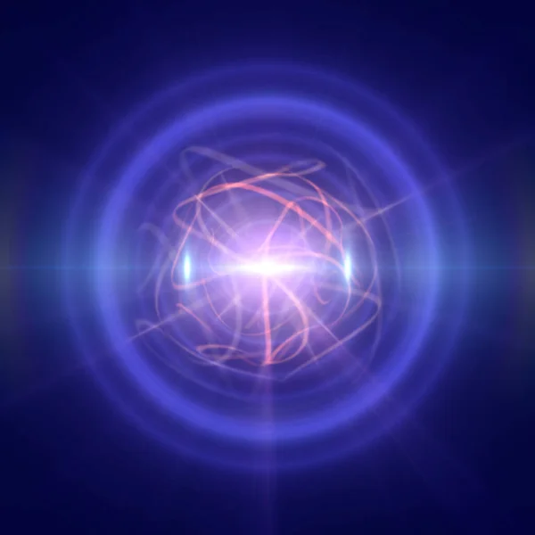 高磁化回転中性子星 抽象的なイラスト — ストック写真