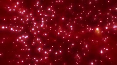 Yıldızlar söner, soyut ışık hareketi