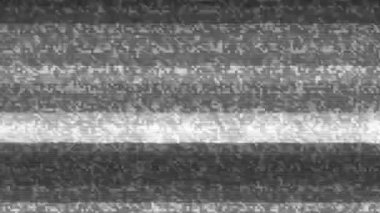 Kötü televizyon sinyali retro ekran 4k