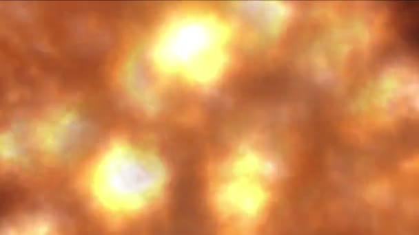 火炎爆発の背景4k — ストック動画