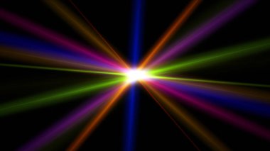 ışık efekti soyut yıldız patlaması lazer ışını çizimi