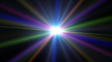 ışık efekti soyut yıldız patlaması lazer ışını çizimi
