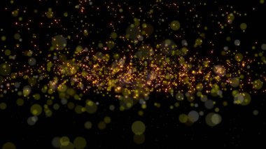 renk yağmuru parçacığı soyut arkaplan illüstrasyon oluşturucu