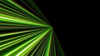 Uzayda 3d çizgi neon ışığı