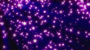 Kar taneleri animasyonu düşüyor,