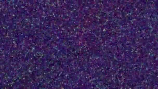 Estrelas estrelas de cor de campo em um céu 4k — Vídeo de Stock