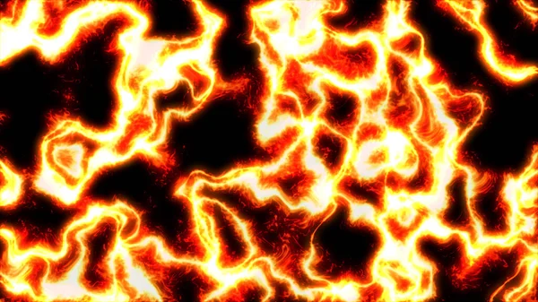 Fuego Llama Textura Línea Fondo Ilustración Abstracta —  Fotos de Stock