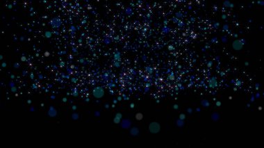 renk yağmuru parçacığı soyut arkaplan illüstrasyon oluşturucu