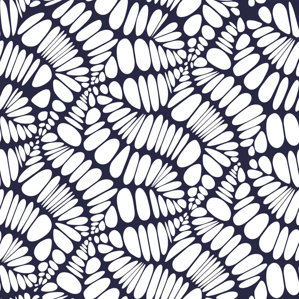 Абстрактная Бесшовная Текстура Векторного Рисунка Листья Трещины Рисунки Изолированное Прошлое — стоковый вектор