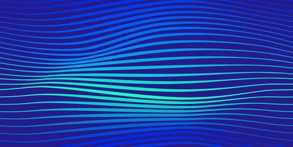 Абстрактный Бесшовный Векторный Шаблон Смешивания Линий Темно Синий Бирюзовый Цвета — стоковый вектор