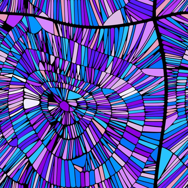 Fondo Patrón Vectorial Sin Costura Abstracto Caleidoscopio Espiral Color Púrpura — Vector de stock