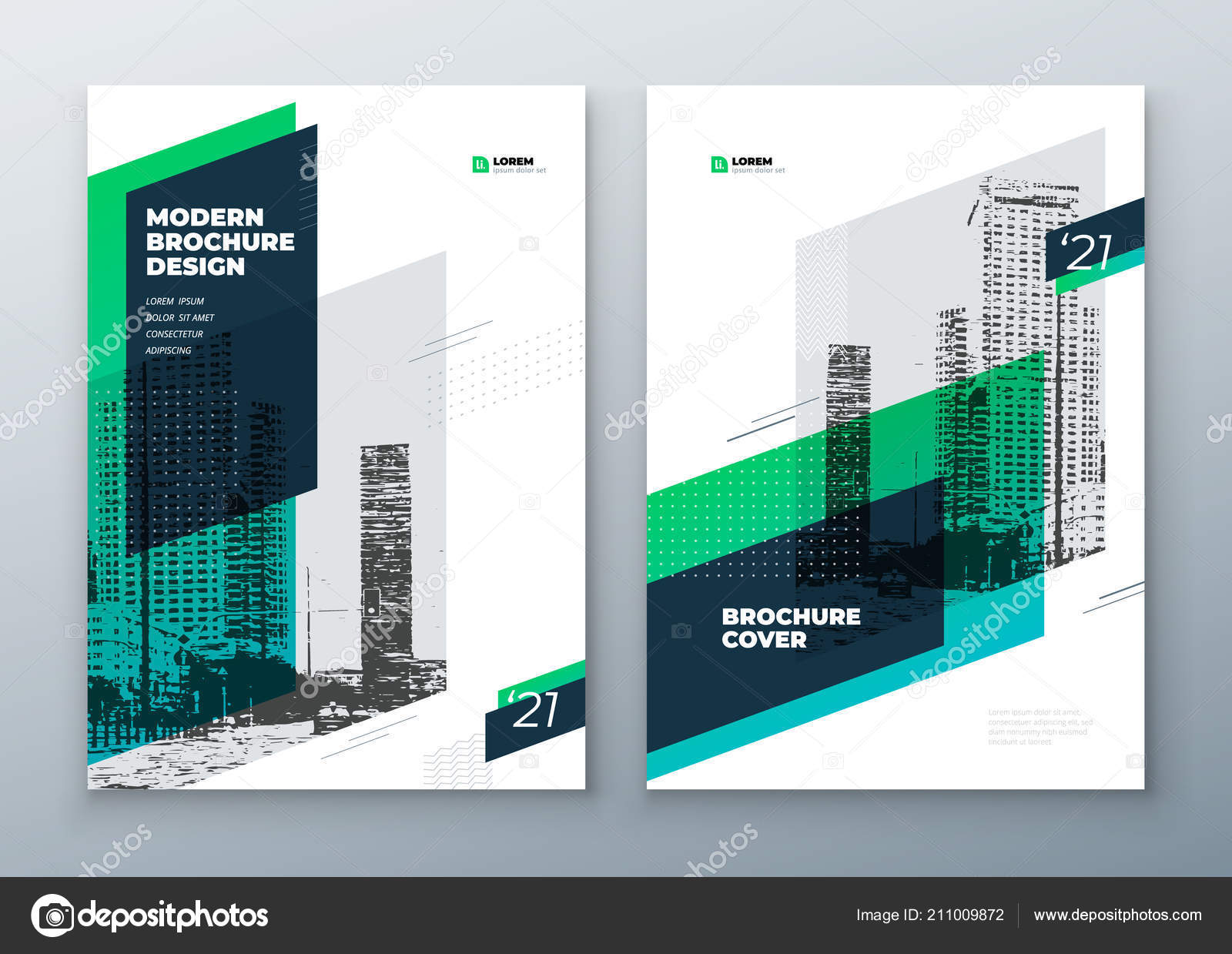 Download Brochure Template Layout Design Corporate Business Annual Report Catalog Magazine Brochure Flyer Mockup Creative Modern Bright Concept In Memphis Style Vector Image By C Greatbergens Vector Stock 211009872