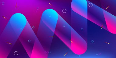 Renk arka plan tasarımı. Sıvı degrade şekilleri kompozisyon. Fütüristik tasarım poster. Eps10 vektör.