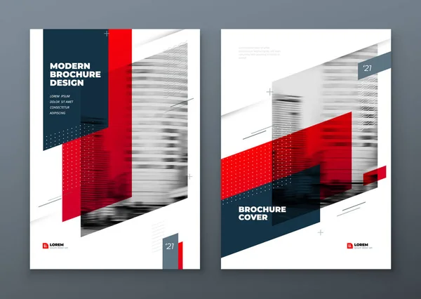 Brochure template layout design. Corporate business annual report, catalog, magazine, flyer mockup. Creative modern bright concept dynamic shape.