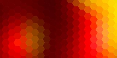 Altıgen arka plan. Vektör geometrik arka plan altıgenler ve gradient etkisi ile. Parlak renkli vektör arka plan illüstrasyon.