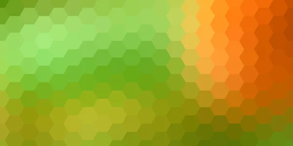 Абстрактный шестиугольный фон. Векторный геометрический фон с шестиугольниками и эффектом градиента. Яркая цветная векторная фоновая иллюстрация . — стоковый вектор