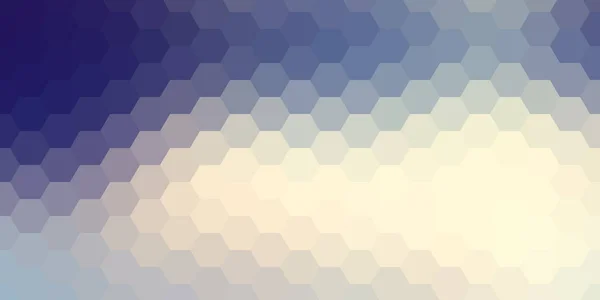 Fondo hexagonal abstracto. Fondo geométrico vectorial con hexágonos y efecto degradado. Ilustración de fondo brillante vector de color . — Archivo Imágenes Vectoriales