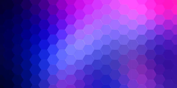 Fondo hexagonal abstracto. Fondo geométrico vectorial con hexágonos y efecto degradado. Ilustración de fondo brillante vector de color . — Archivo Imágenes Vectoriales