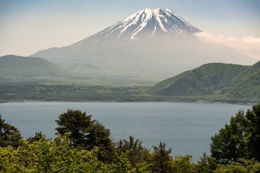 Mt. Fuji görünümü yaz sezonu boyunca 5000 Yen açısından