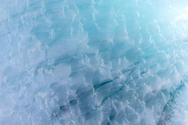Padrão de fundo na caverna de gelo na geleira — Fotografia de Stock