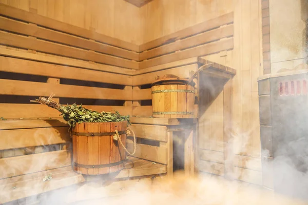 Fin saunası, Klasik Ahşap sauna, sıcak saunada Relax iç