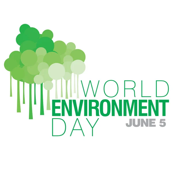 Poster on International World Environment Day celebrated on 5th of June