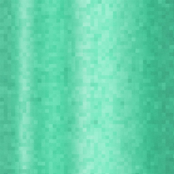 An abstract illustration of a mint color glitter background designed with a mosaic pattern