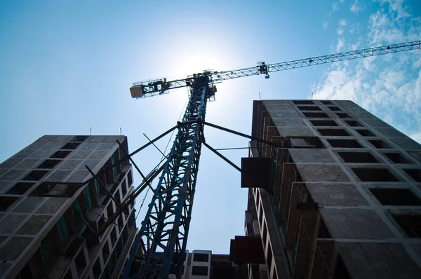 Konstruksi Building Jpg Bertingkat Tinggi — Stok Foto