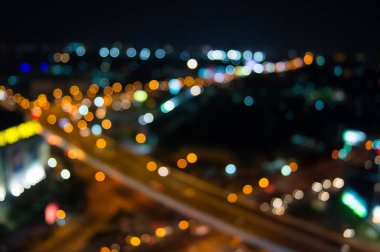 bokeh ışık gece sokak