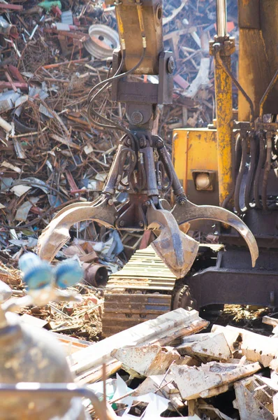 Reciclaje Chatarra Ecología Máquina — Foto de Stock