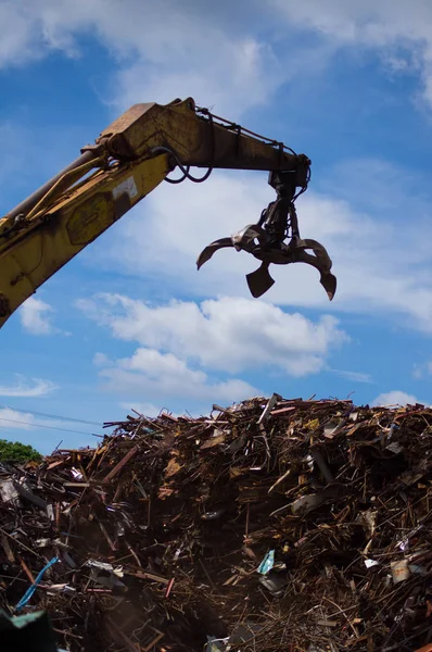 Reciclagem Máquina Ecologia Sucata — Fotografia de Stock