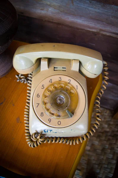 Viejo Teléfono Rotativo Vintage —  Fotos de Stock