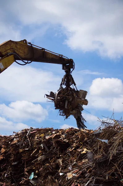 Recykling Złomu Ekologia Maszyny Obraz Stockowy