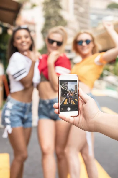 Belle Ragazze Bionde Che Divertono Monte Carlo Monaco Formula Del — Foto Stock