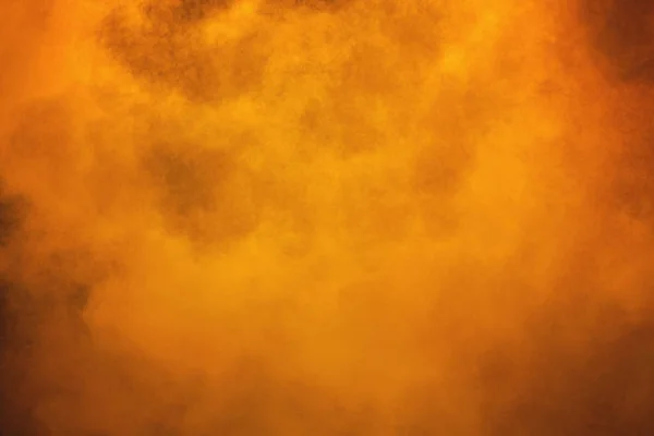 Explosion Orange Powder Smoke Background — Stock Photo, Image