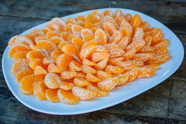 Fruta Naranja Las Naranjas Están Listas Para Comer — Foto de Stock