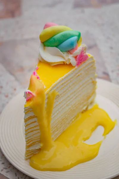 Crepe cake, Crepe cake thai style.