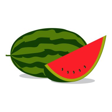 karpuz, stil vektör çizim.