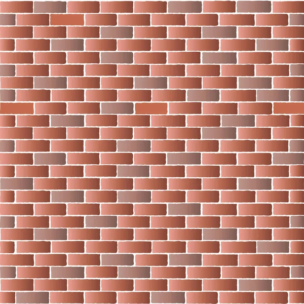 Brick Wall Vector Illustration Background Texture Pattern Continuous Replication — Stock Vector