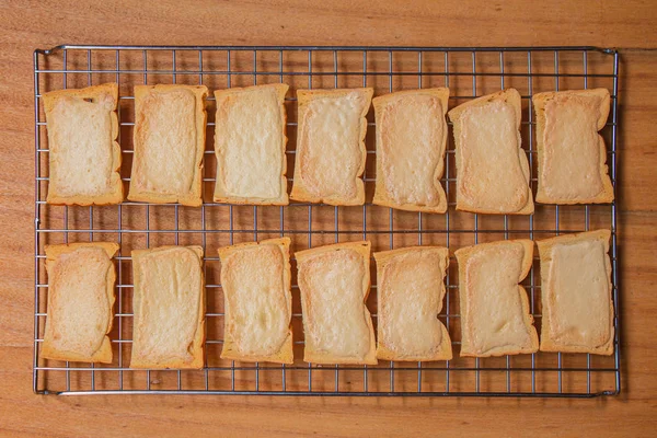 Crispy butter toast. — Stock Photo, Image