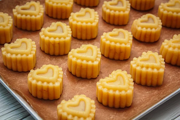 Pineapple Tarts or Pineapple cake is a sweet traditional Taiwane