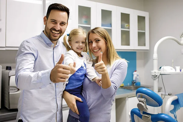 Bonito Criança Loira Primeira Vez Consultório Odontológico — Fotografia de Stock