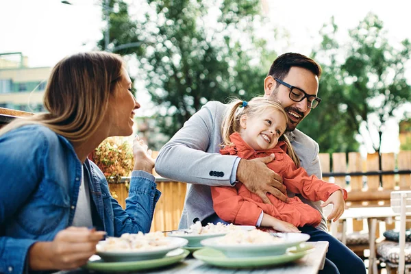 Family in the Restaurant