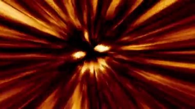 Korkutucu yüz ruh. İlmekledi animasyon. Bir tür korku. Turuncu arka plan