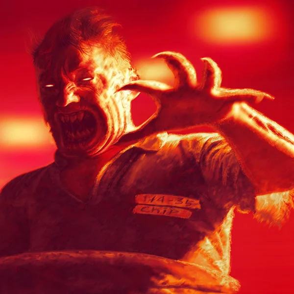Šílený Mrtvé Zombie Kazajce Žánr Horor — Stock fotografie