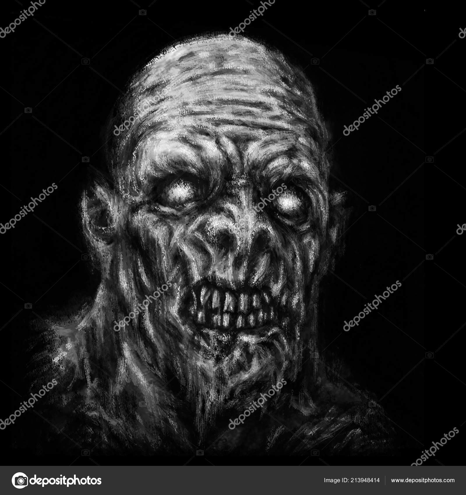 Cara Assustadora De Fantasma, Temas De Halloween Foto de Stock - Imagem de  homem, demônio: 197450460