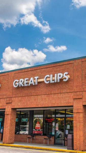 Lawrenceville Usa Great Clips Entrada Firma — Foto de Stock