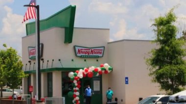 7.14.20 Snellville Ga Krispy Kreme Büyük açılış